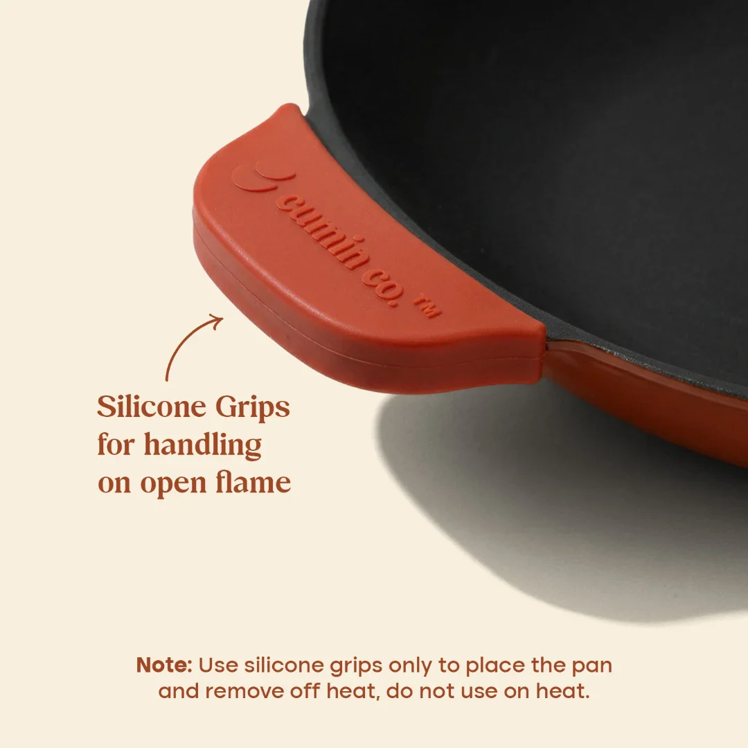 No. 8 Enamel Cast Iron Appam Pan (22cm) - Image 16