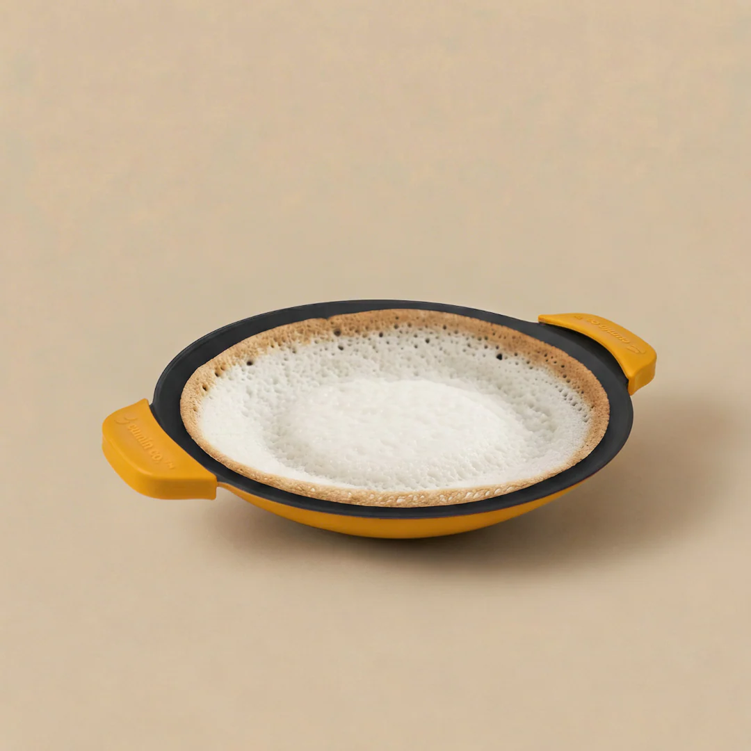 No. 8 Enamel Cast Iron Appam Pan (22cm) - Image 17