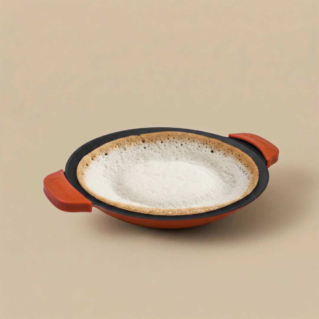 No. 8 Enamel Cast Iron Appam Pan (22cm) - Image 9