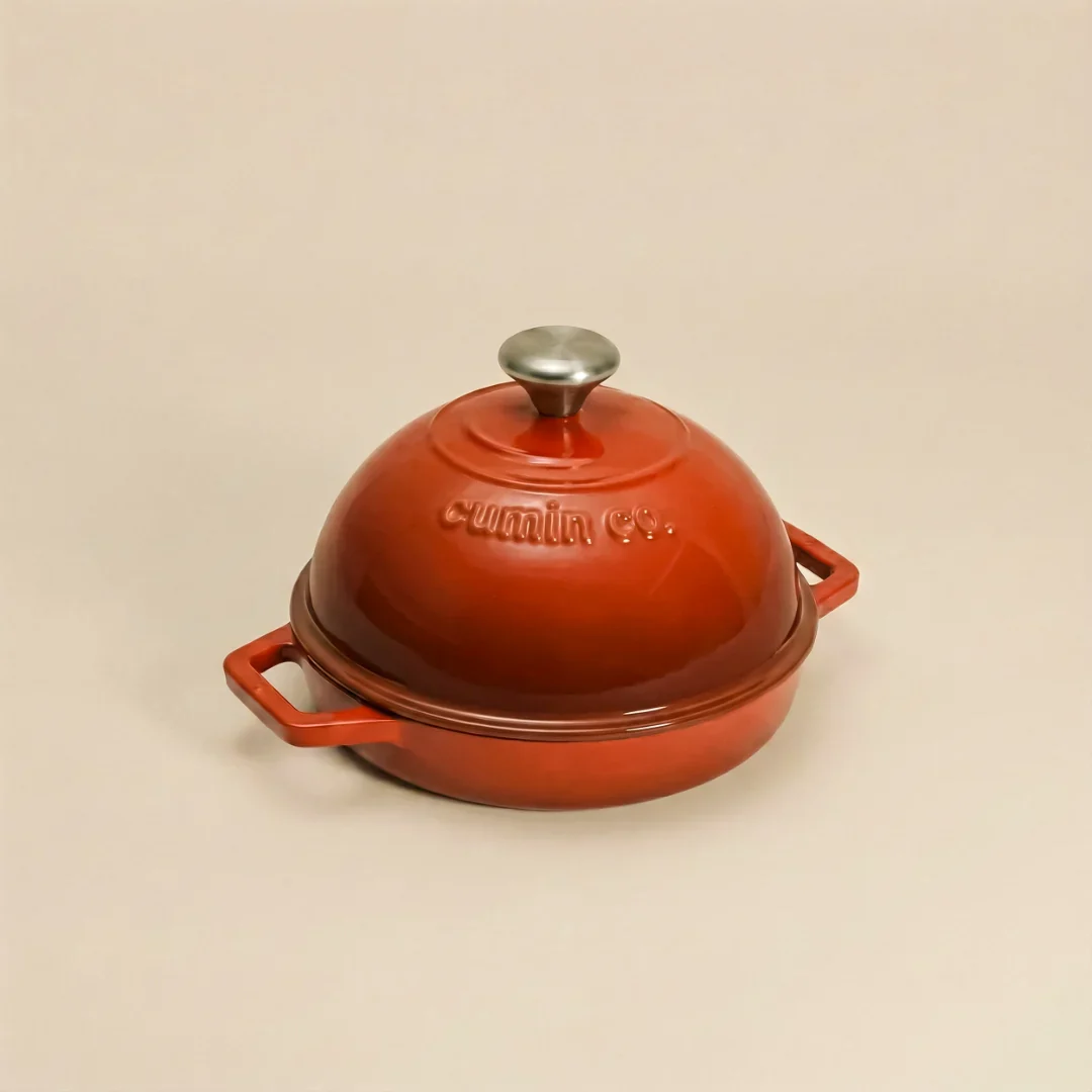 No. 8 Enamel Cast Iron Bread Oven (20cm) - Image 6