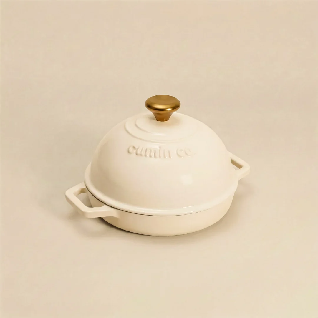 No. 8 Enamel Cast Iron Bread Oven (20cm) - Image 8