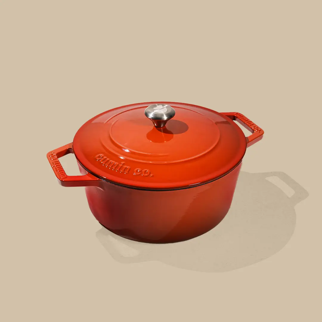 No. 8 Enamel Cast Iron Dutch Oven (2.5L) - Image 5