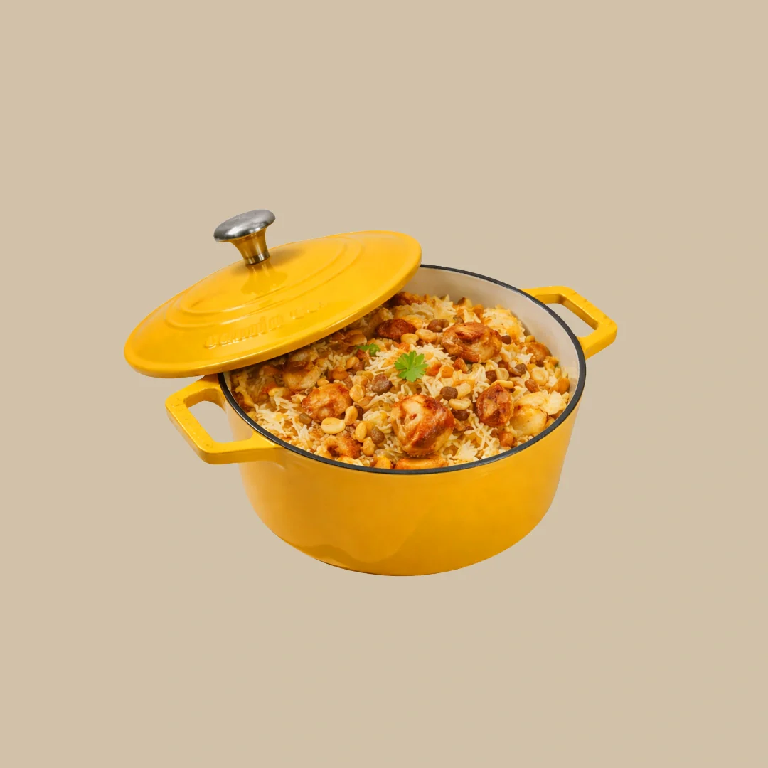 No. 8 Enamel Cast Iron Dutch Oven (2.5L) - Image 7