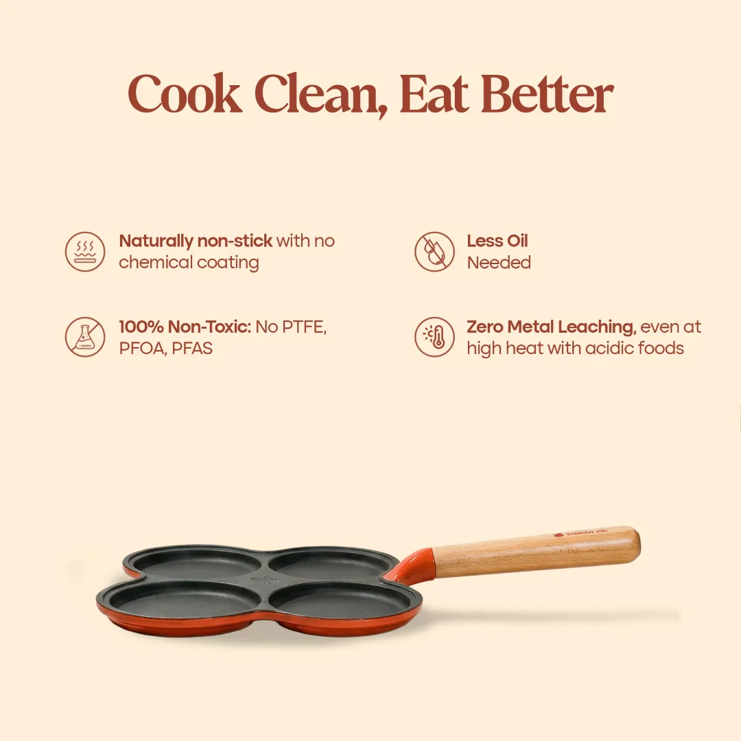 No. 8 Enamel Cast Iron Pancake Pan - Image 13