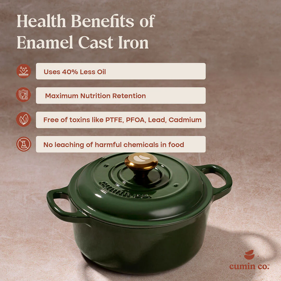 No. 8 Enamel Cast Iron Dutch Oven (2.2L) - Image 29