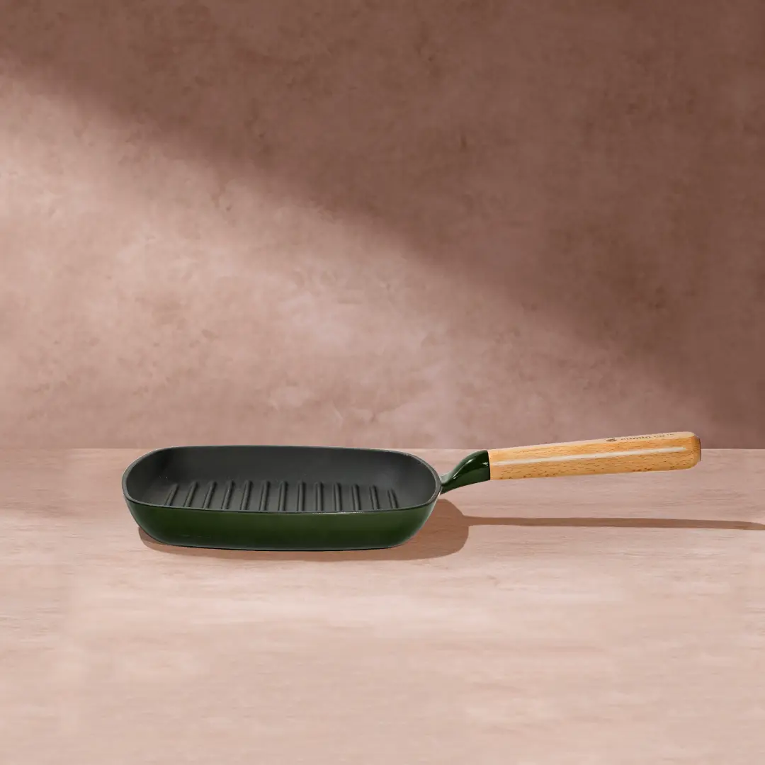 No. 9 Enamel Cast Iron Griddle (24cm) - Image 3