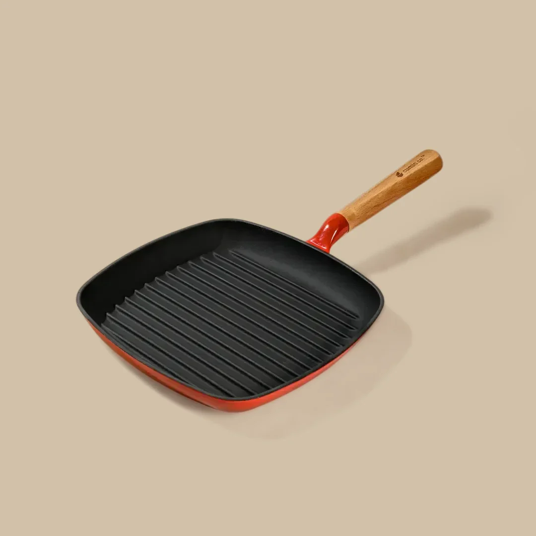 No. 9 Enamel Cast Iron Griddle (24cm) - Image 4