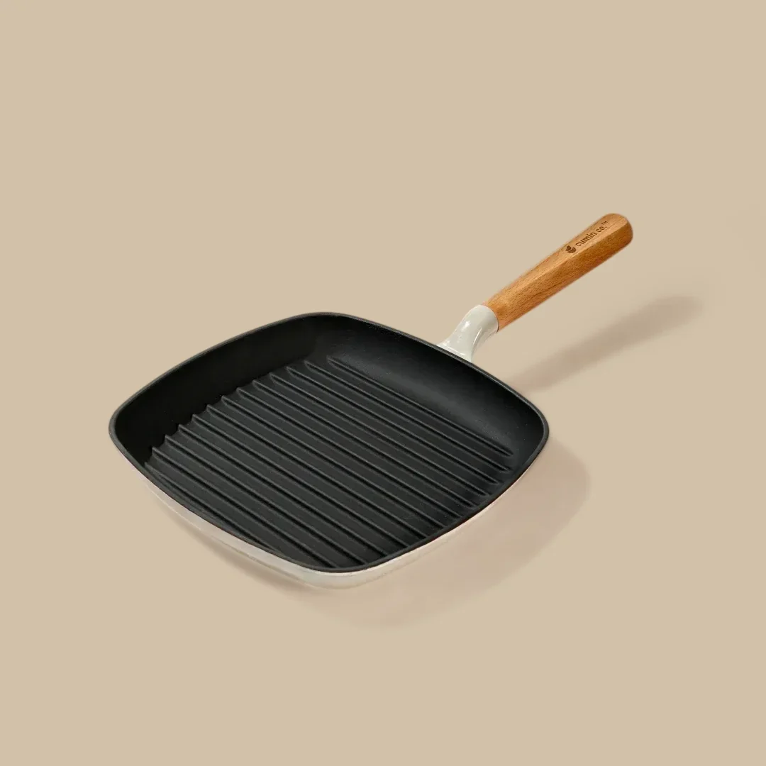 No. 9 Enamel Cast Iron Griddle (24cm) - Image 7