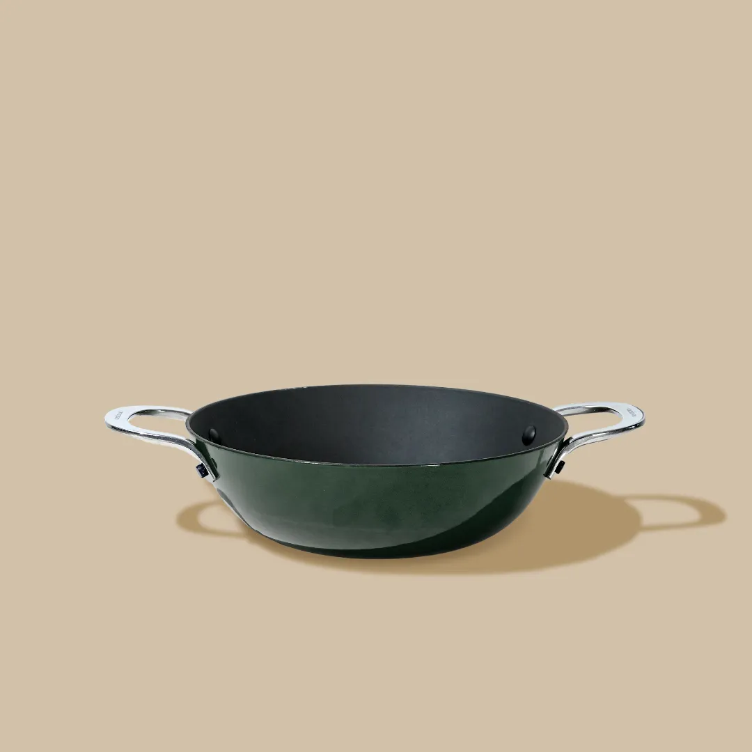 No. 9 Enamel Cast Iron Kadai LITE (2.1L) - Image 23