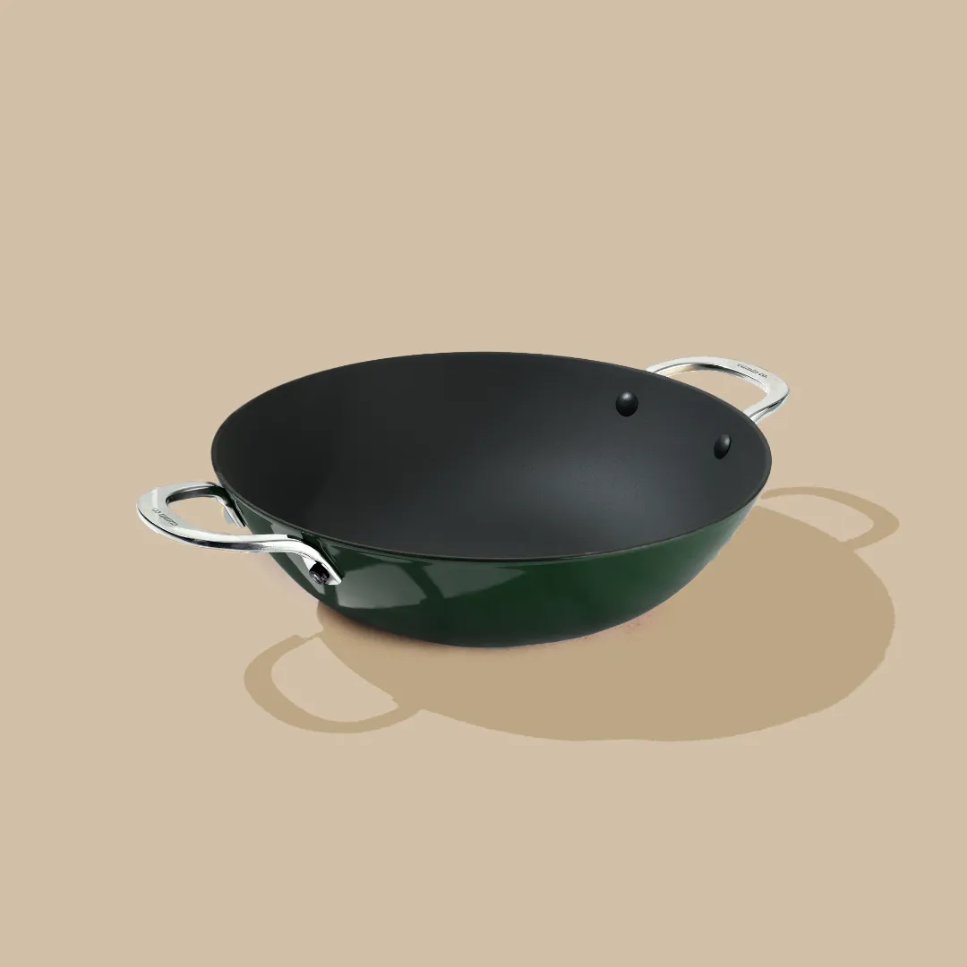 No. 9 Enamel Cast Iron Kadai LITE (2.1L) - Image 22