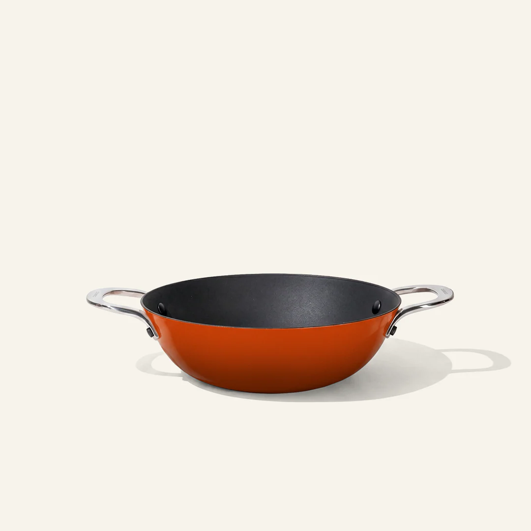 No. 9 Enamel Cast Iron Kadai LITE Without Lid (2.1L) - Image 4