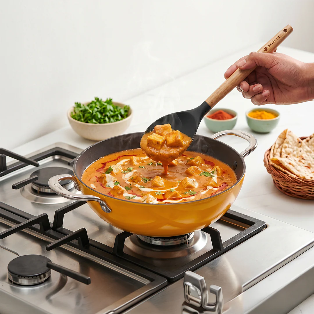 No. 9 Enamel Cast Iron Kadai LITE (2.1L) - Image 11