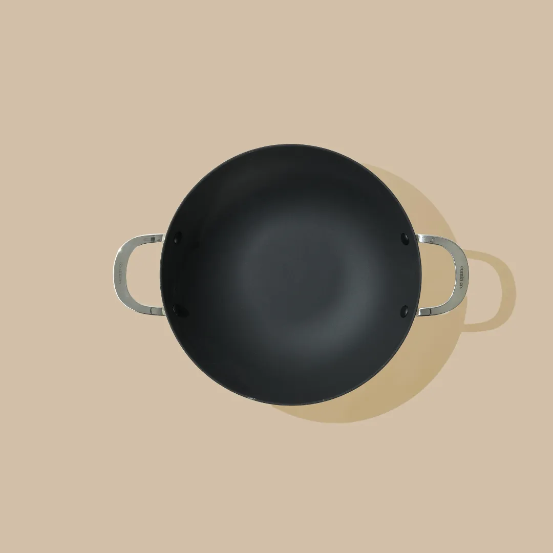 No. 9 Enamel Cast Iron Kadai LITE Without Lid (2.1L) - Image 8