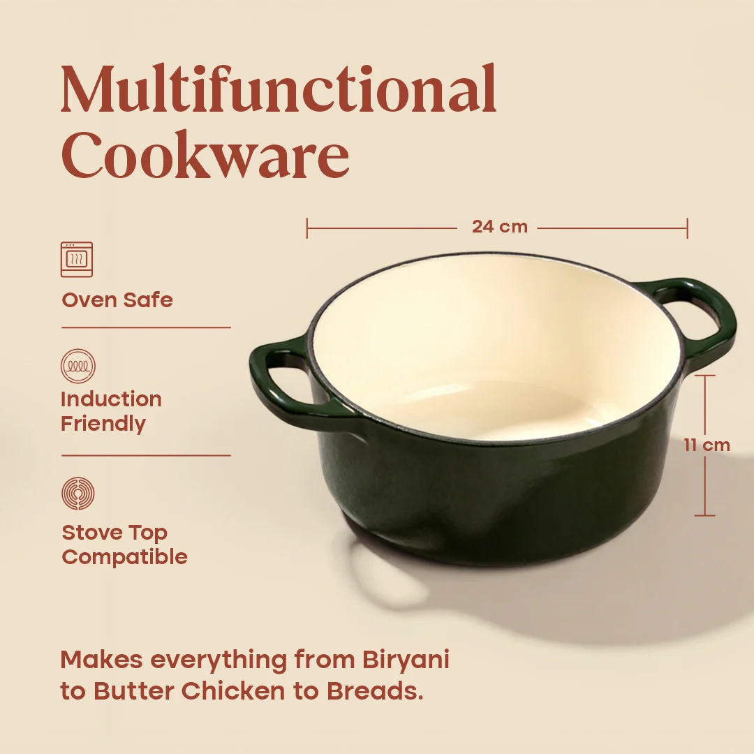 No. 9 Enamel Cast Iron Dutch Oven (4L) - Image 22