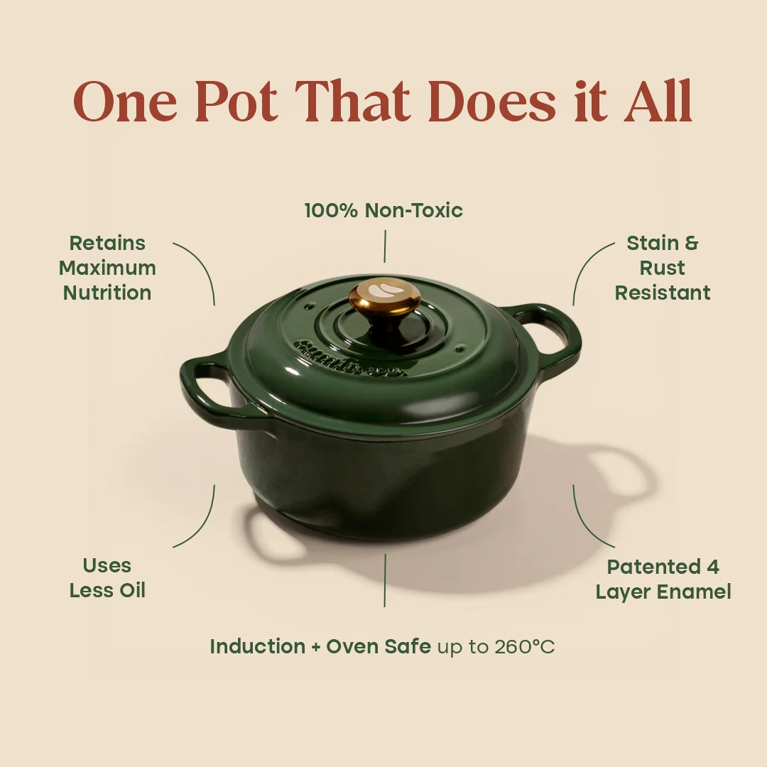 No. 9 Enamel Cast Iron Dutch Oven (4L) - Image 11