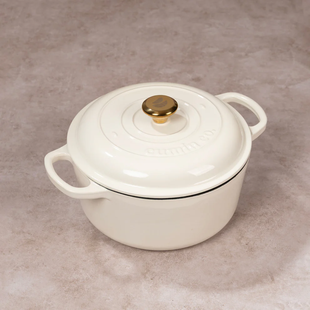 No. 9 Enamel Cast Iron Dutch Oven (4L) - Image 3
