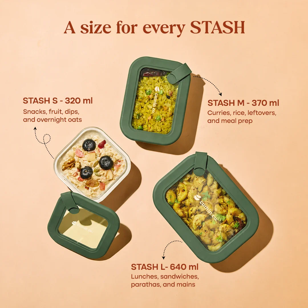 Stash Drip Glass Food Container (Small) - Image 12