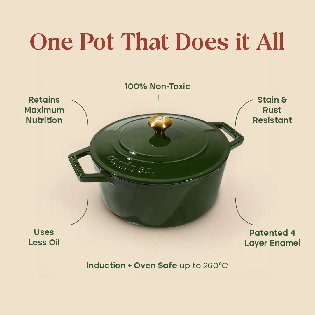 No. 9 Enamel Cast Iron Dutch Oven (4L) - Image 19