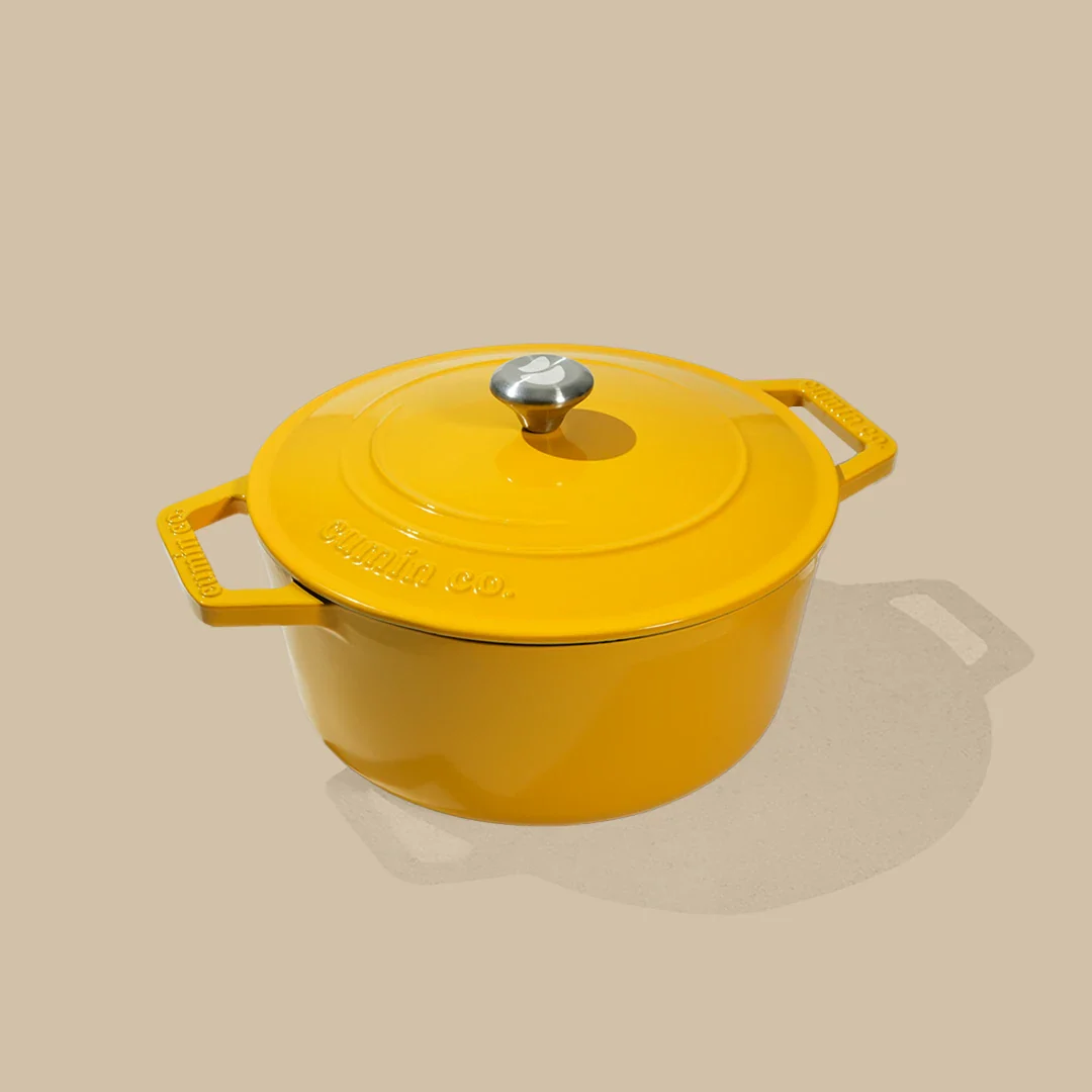 No. 8 Enamel Cast Iron Dutch Oven (2.5L) - Image 8